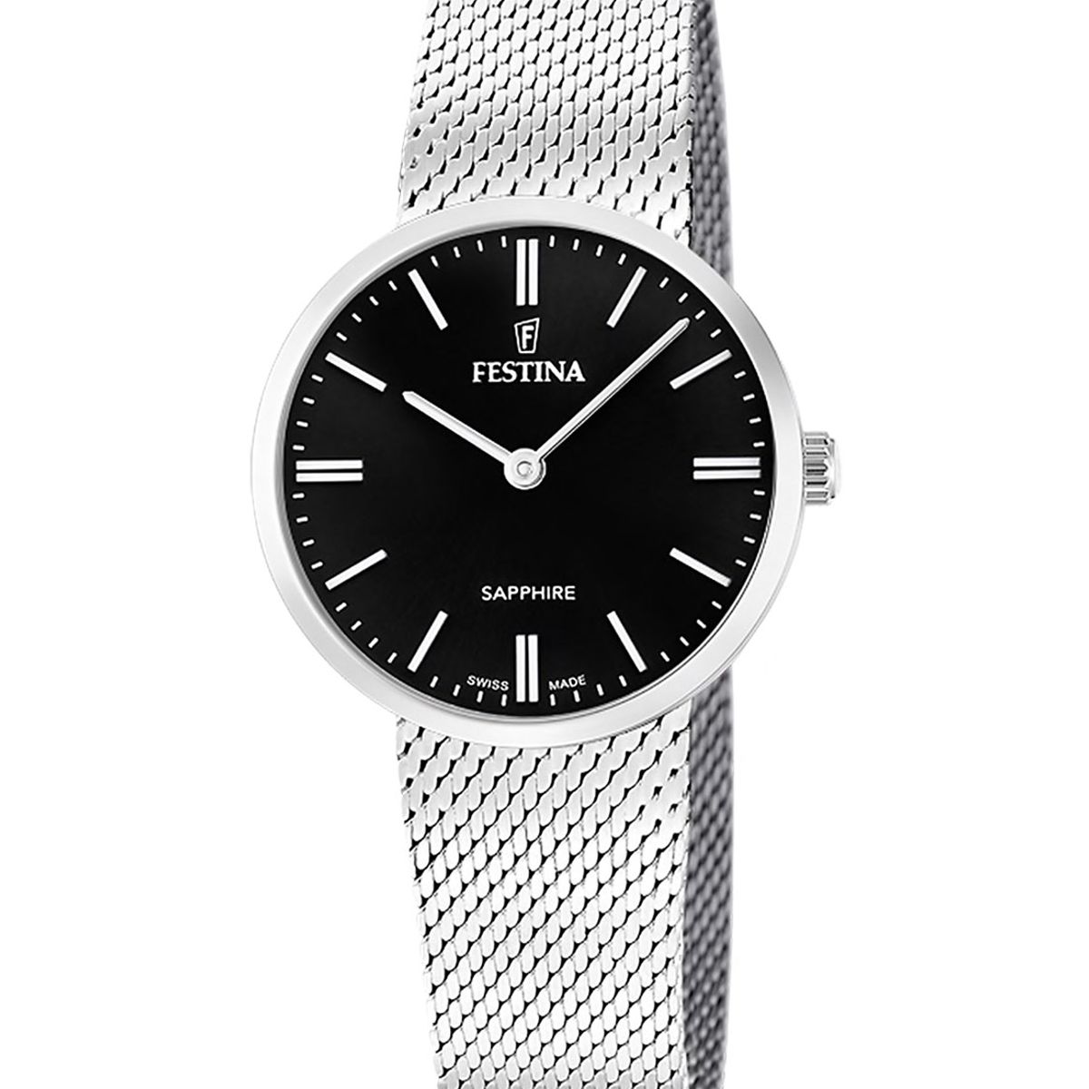 FESTINA SWISS - Reloj F20075/4 Festina Swiss Negro Mujer Grace