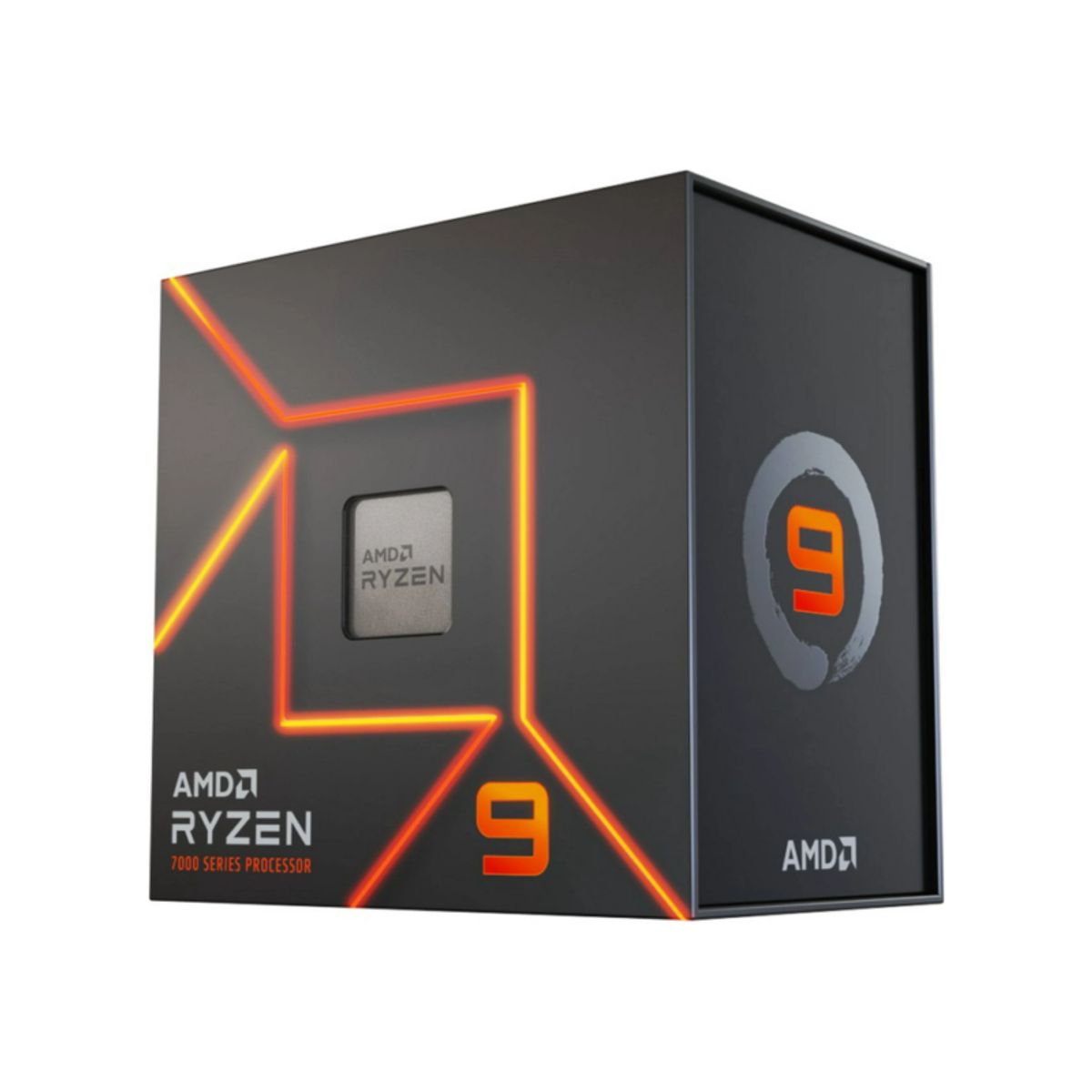 AMD CORP - Procesador AMD Ryzen 9 7900 (AM5, 12 Cores, 24 Hilos, 3.7/5.4GHz, 64MB Caché)