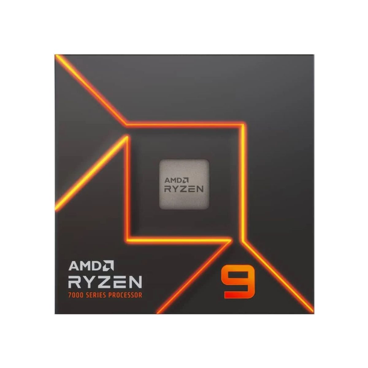 AMD CORP - Procesador AMD Ryzen 9 7900 (AM5, 12 Cores, 24 Hilos, 3.7/5.4GHz, 64MB Caché)