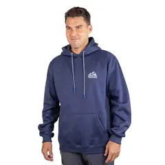 MARMOT - Polerón Hombre Chest Retro Logo Hoody Azul