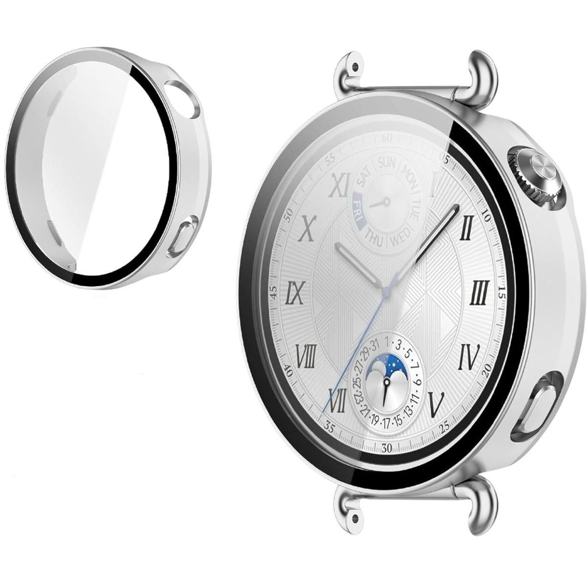 GENERICO - Carcasa De Protección Para Huawei Watch Gt6 41mm Plateado