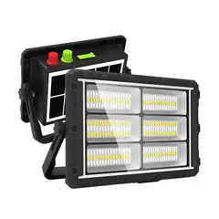 DALI - Foco LED Solar Portátil 300W 6C HD-2302B con Panel Solar Desmontable
