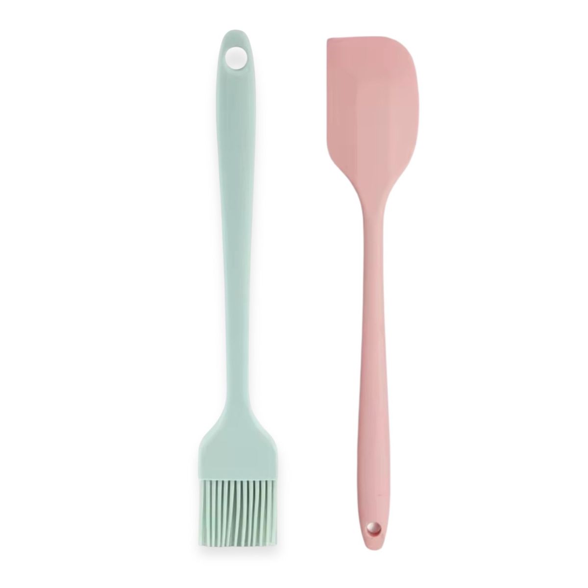 GENERICO - Pack Espatula Silicona y Brocha Silicona Mezquino de Reposteria