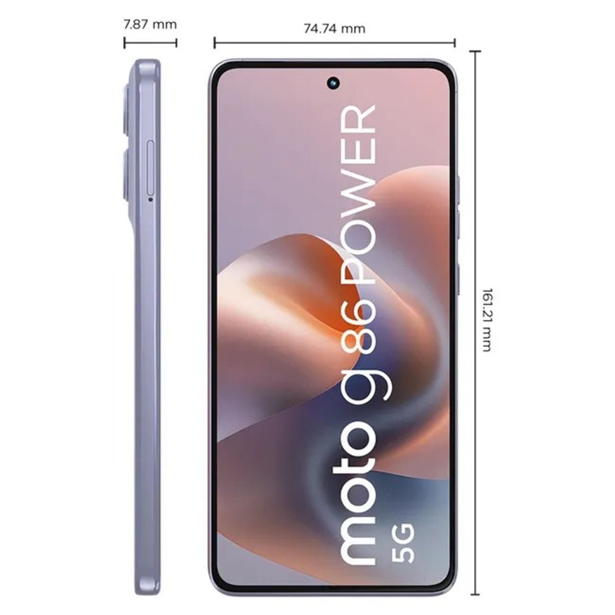 MOTOROLA - Motorola Moto G86 5G 256GB 8GB RAM Cosmic Sky Lila Pantalla 67″ pOLED 120Hz Cámara 50MP OIS Batería 5000mAh Liberado