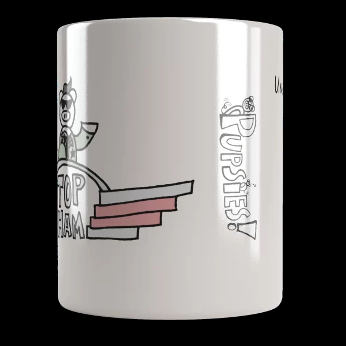 GENERICO - Tazón “Top Ham”  Pupsies