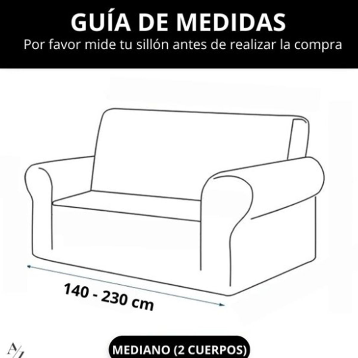 GENERICO - SET DE CUBRE SILLONES 2+1+1 TELA LISA CON DISEÑO