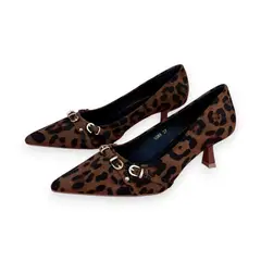 HERIEL - Zapato Print Taco Mujer