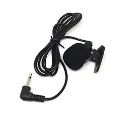 GENERICO - Microfono Clip Para Manos Libres de Auto Parrot Y Otros 35mm Negro