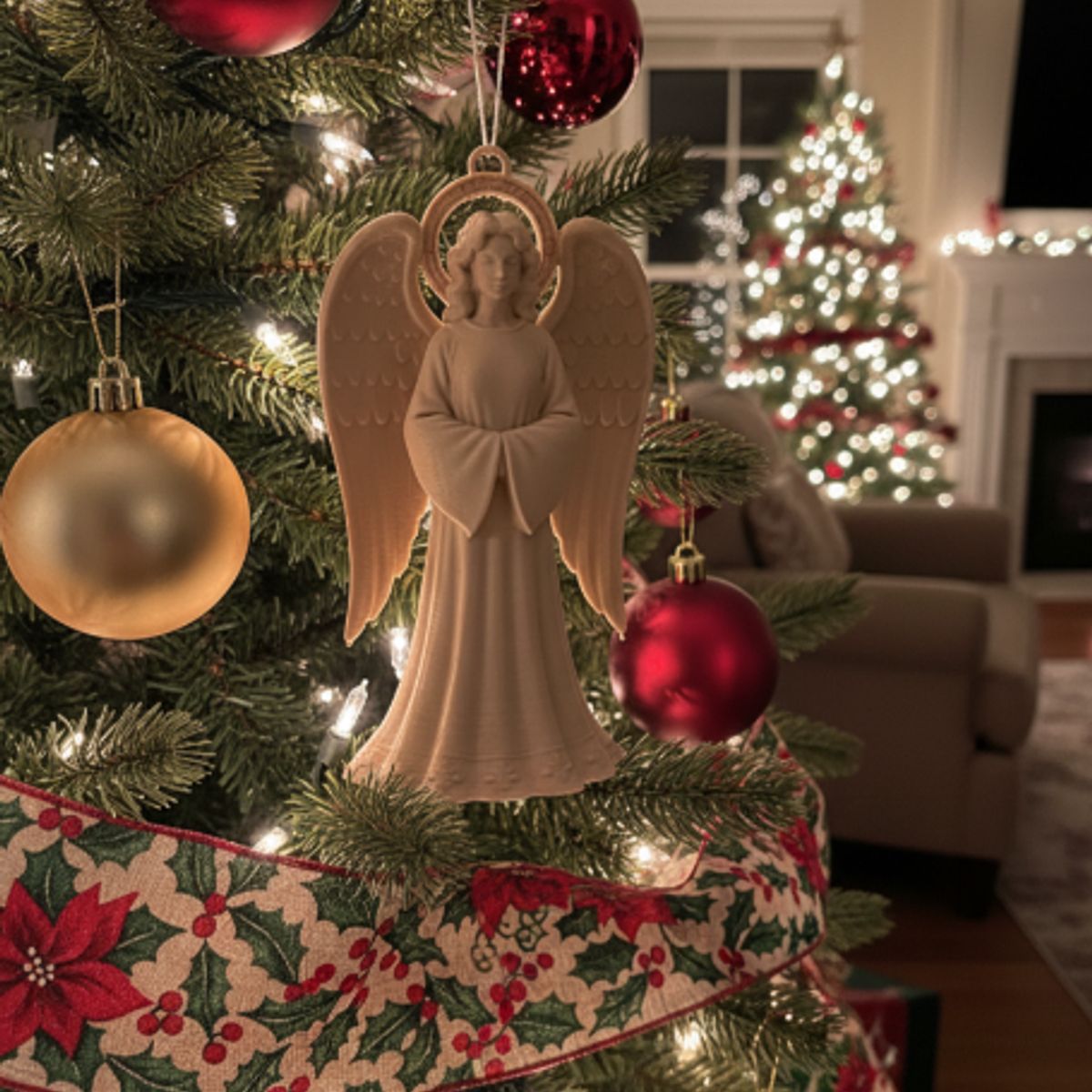 GENERICO - Adorno para el Árbol de Navidad- Ángel Clásico