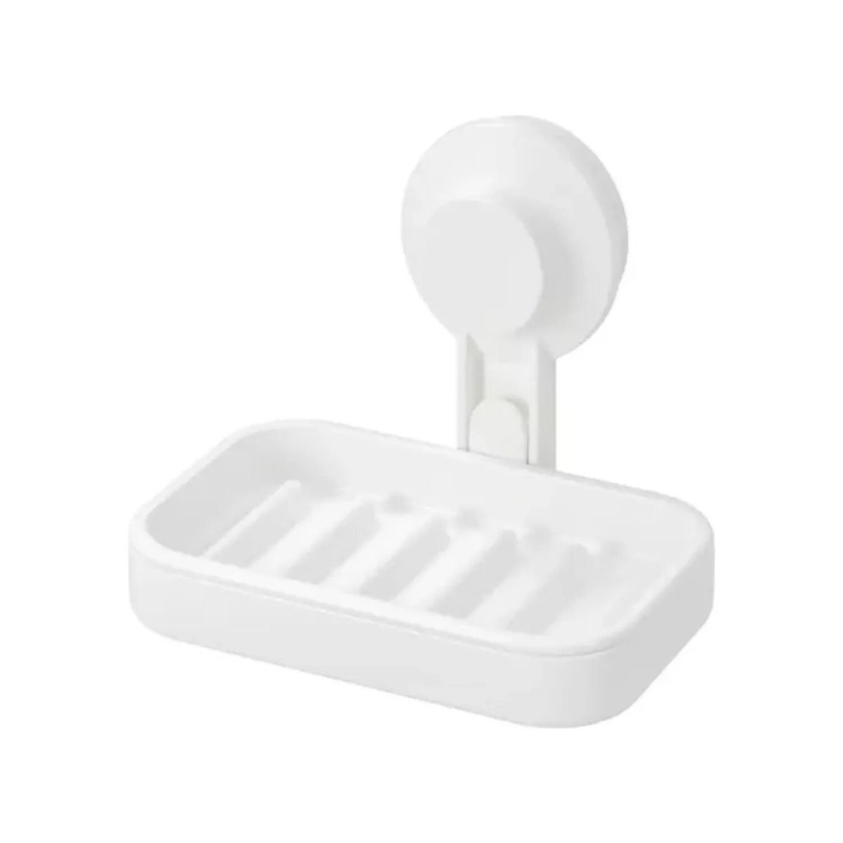 BATHLUX - Jabonera Bathlux con Ventosa Fuerte Succión 2KG Antideslizante Para Baño