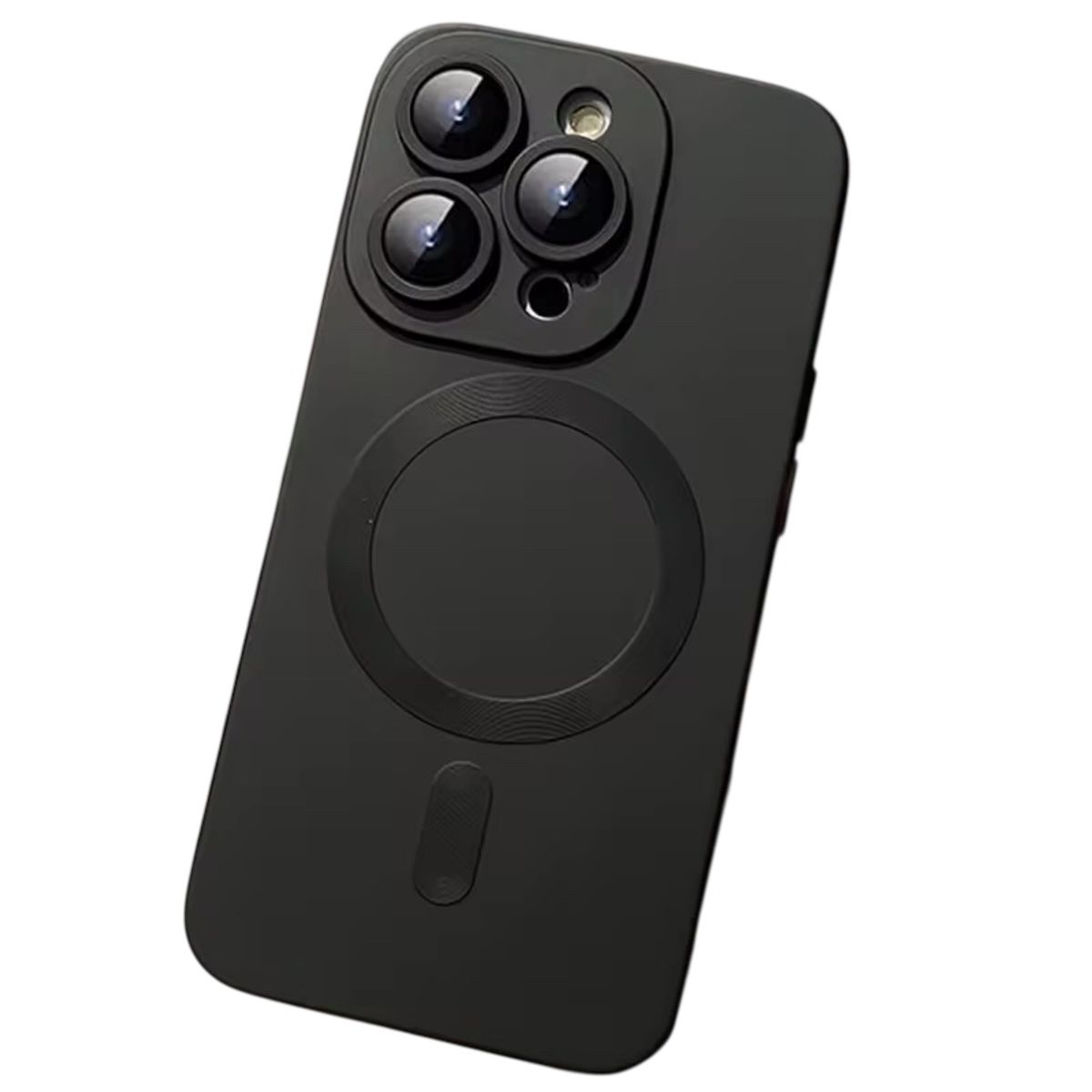 GENERICO - Carcasa Color Metalizado Para iPhone 16 PRO MAX Magnetica Lente Cámaras