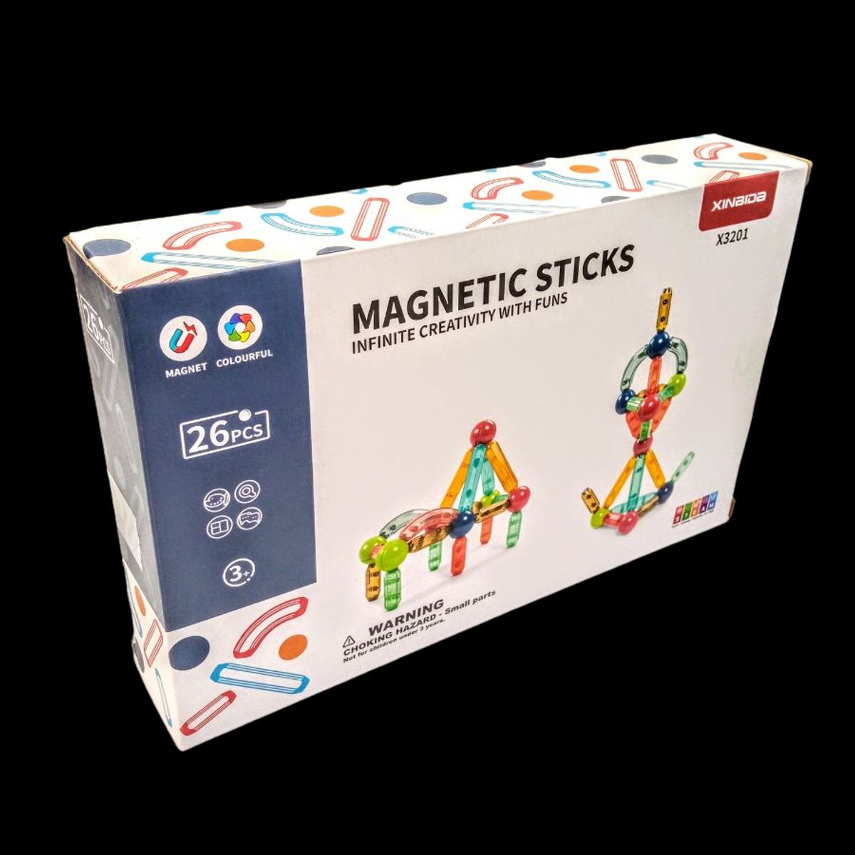 GENERICO - Sticks Magneticos luminosos 26 Piezas