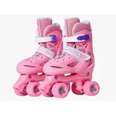 GENERICO - Patines Roller Niño + Casco + Protectores TALLA S 30 AL 33