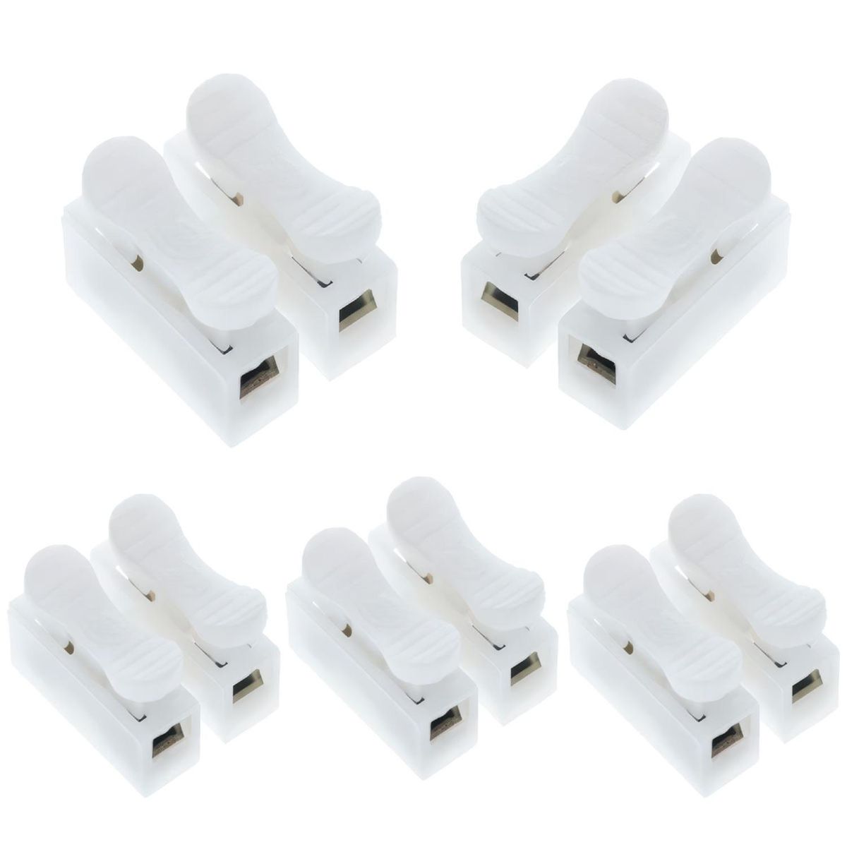 GEN - 5x Copla Union Cables Empalme Bornera Automatica Regleta Rapida