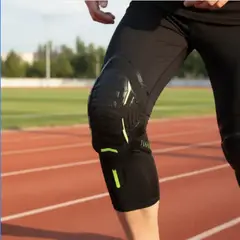 GENERICO - Rodillera Deportiva Antigolpes con Compresión y Zona de Impacto Reforzada