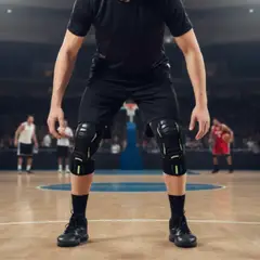 GENERICO - Rodillera Deportiva Antigolpes con Compresión y Zona de Impacto Reforzada