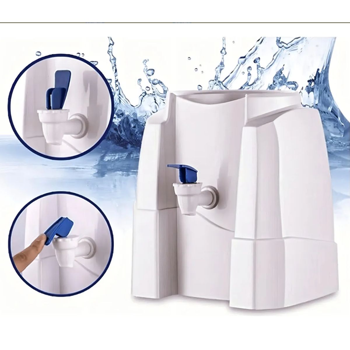 GENERICO - DISPENSADOR  DE AGUA SOBRE MESA  BLANCO PARA AGUA