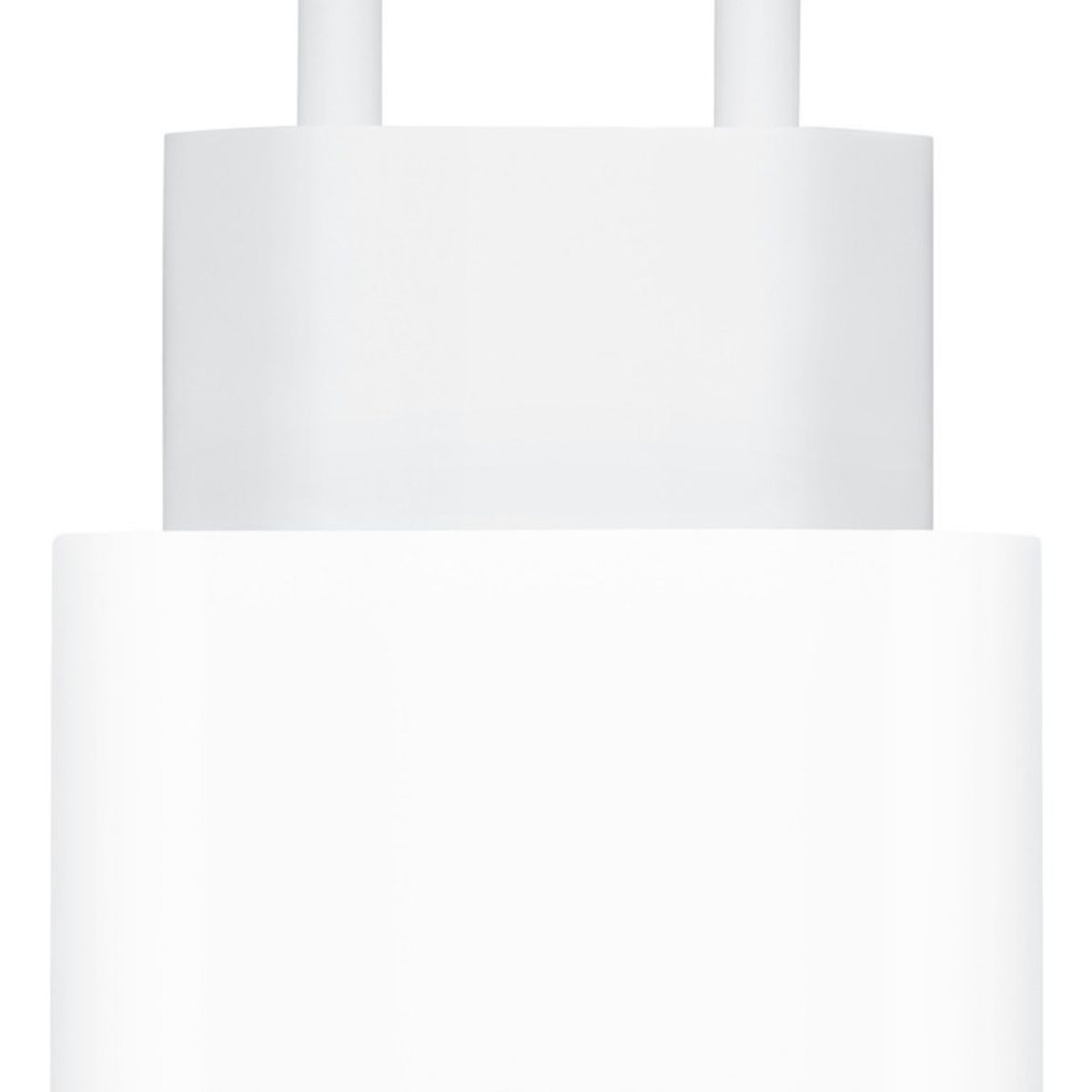 GENERICO - Cargador 20w Carga Rapida Compatible Con iPhone Blanco