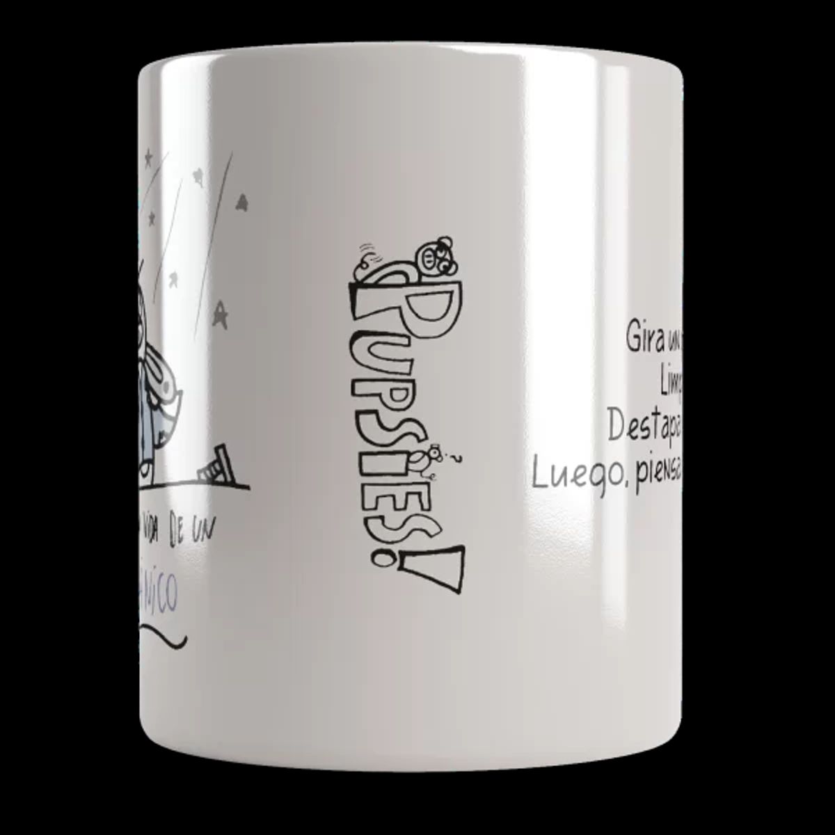 GENERICO - Tazón “La Hermosa Vida de un Mecánico” - Pupsies