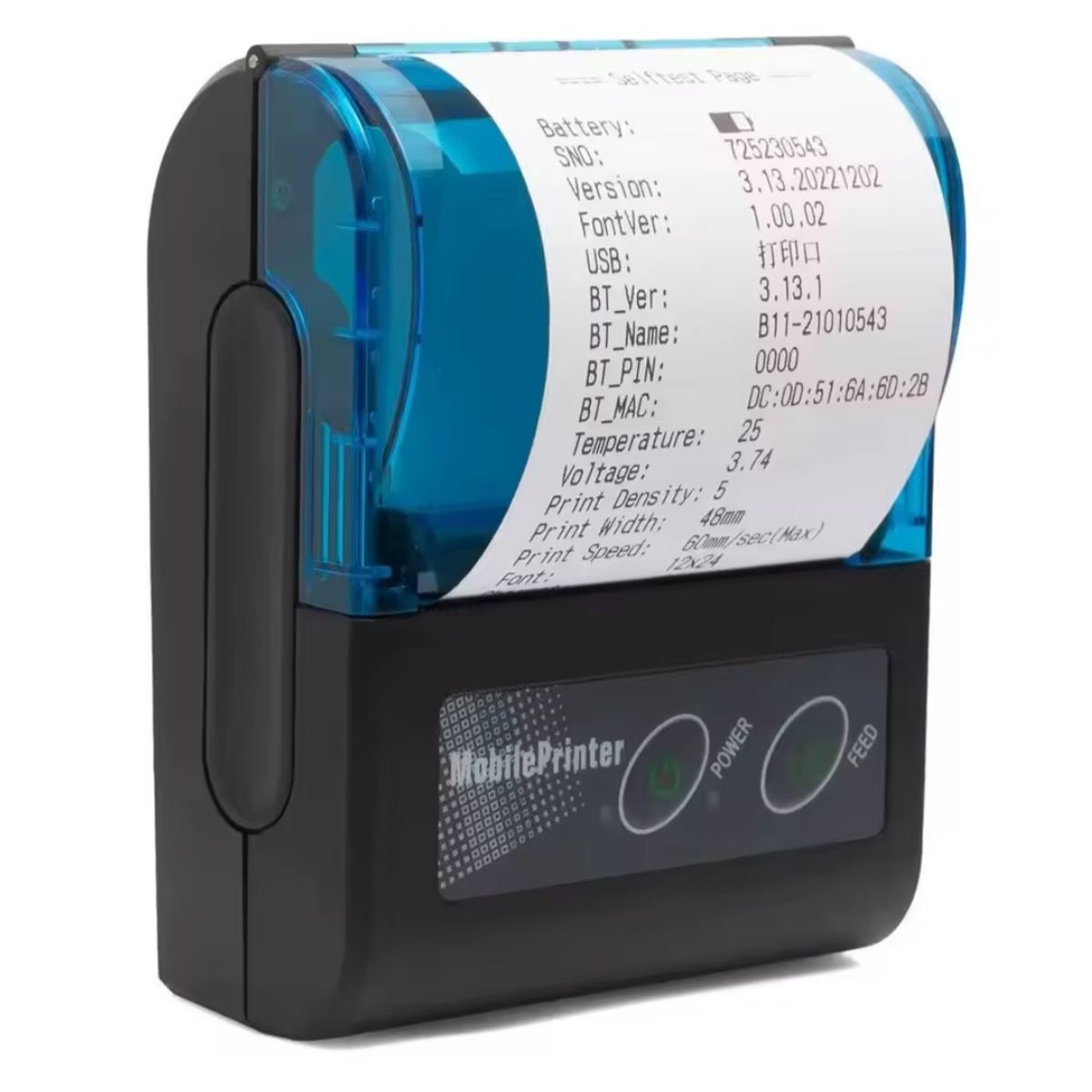 GENERICO - Mini Impresora Sii E-boleta 58mm Inmediato Color Negro