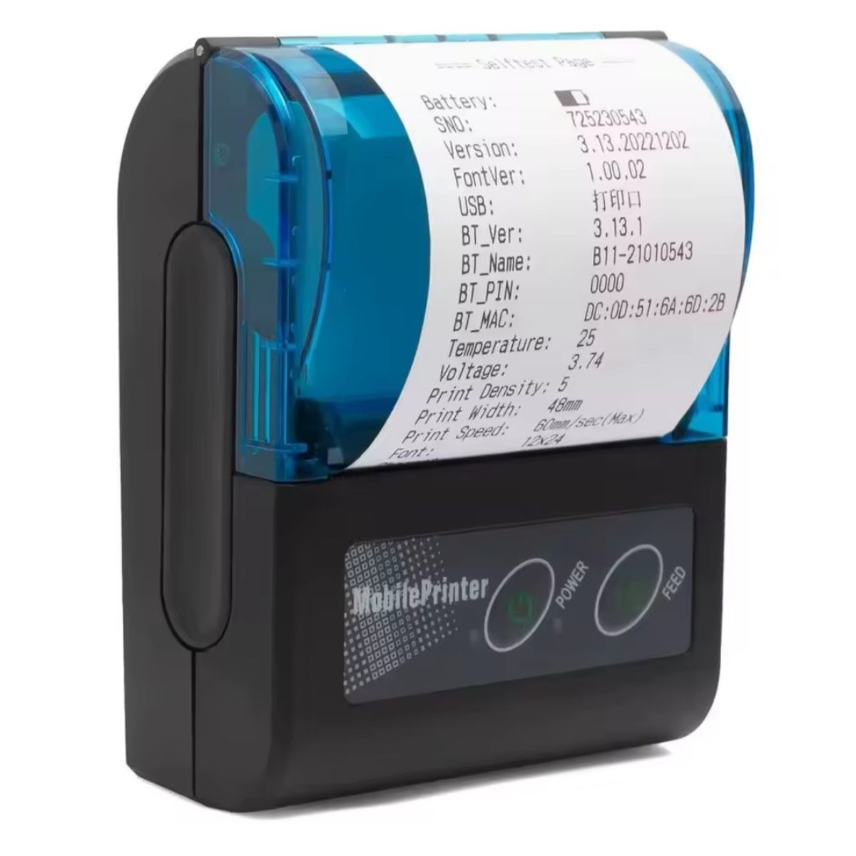 GENERICO - Mini Impresora Sii E-boleta 58mm Inmediato Color Negro