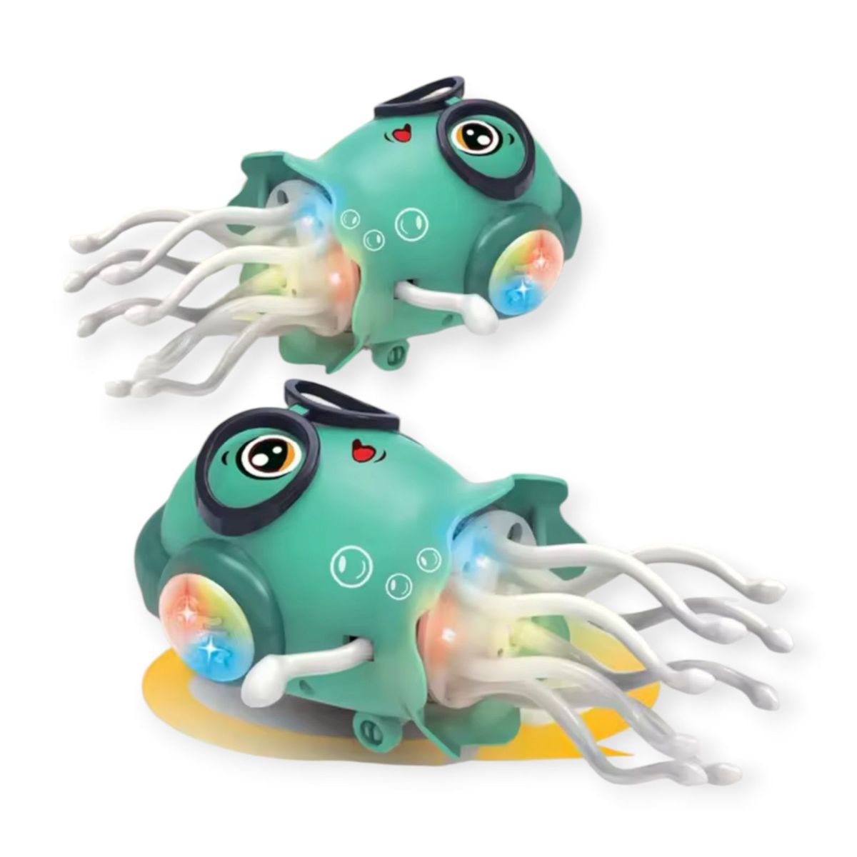 GENERICO - Pulpo Medusa Bailarin Jellyfish Robot Con Luces y Música Verde