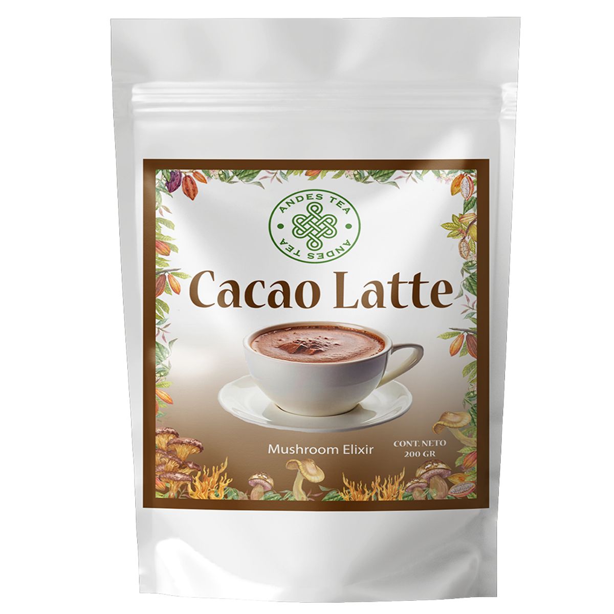 ANDES TEA - Cacao Latte Mushroom Elixir – Andes tea 200 gr