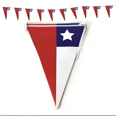 GENERICO - Banderines Decorativos Guirnaldas De Tela Chile 4.0 Metros Agregar a favoritos