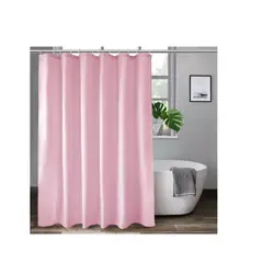 CARIBEE - Cortina Ducha Baño 180x180 Elegante Rosada