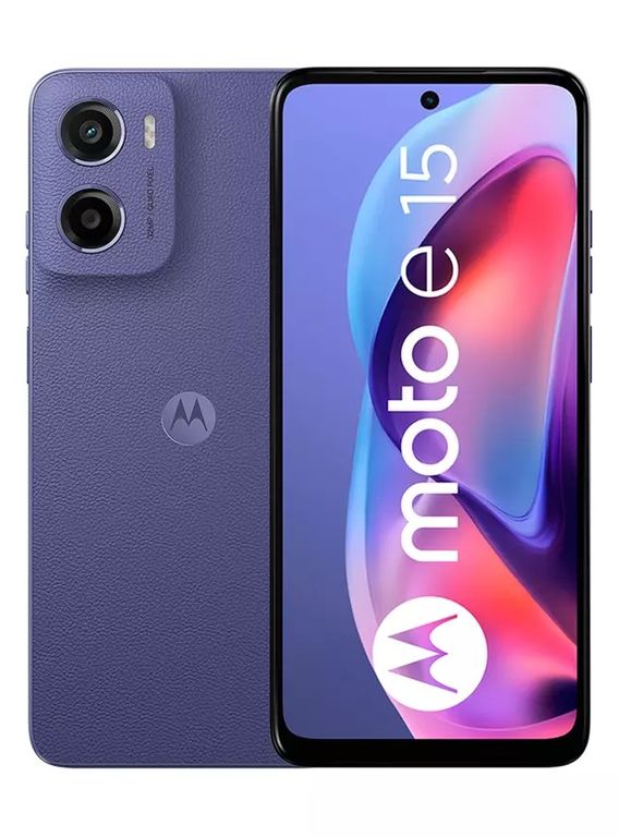 Moto E15 Morado 64GB Pantalla 65″ Cámara 13MP Batería 5000mAh Liberado