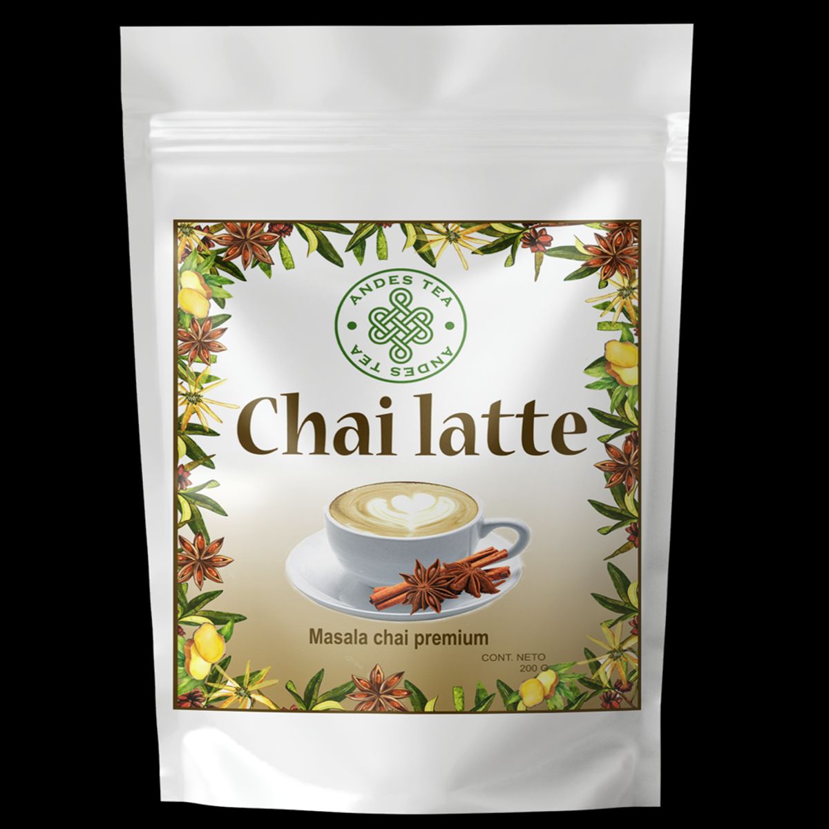 ANDES TEA - Chai Latte 200 gr Masala Premium Chai