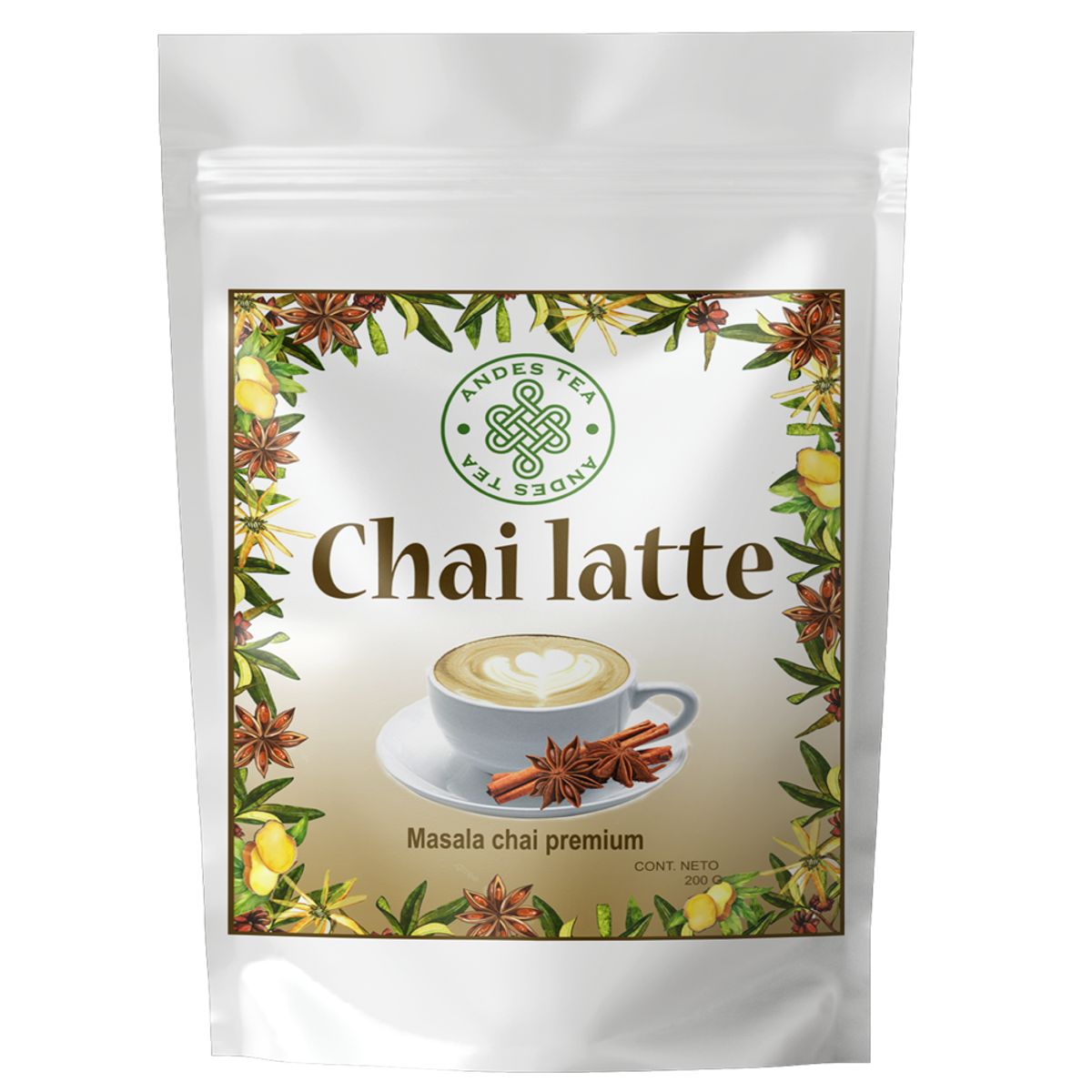 ANDES TEA - Chai Latte 200 gr Masala Premium Chai