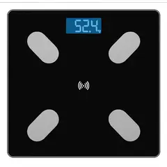 GENERICO - Bascula Inteligente Digital Color Negro Con Baterías Negro