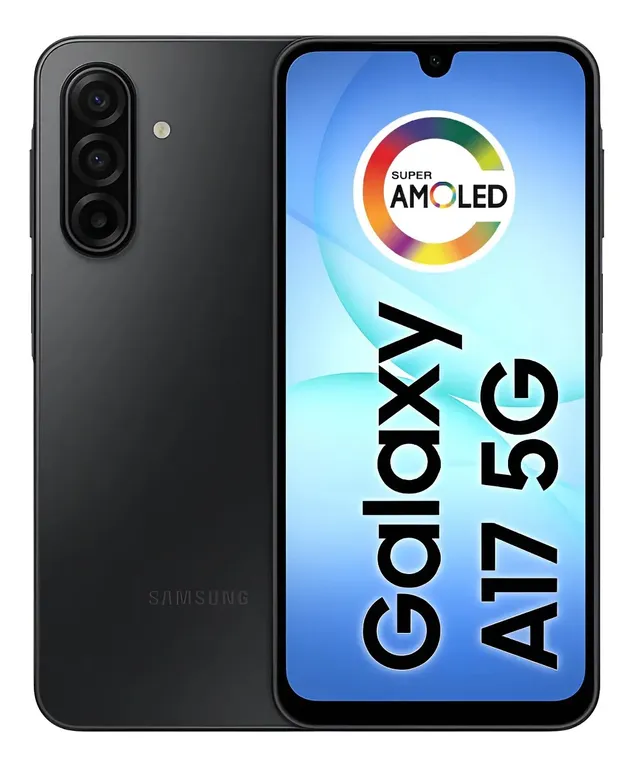 Galaxy A17 5G 128GB 6GB RAM Negro Pantalla 67″ Super AMOLED Cámara 50MP Batería 5000mAh Liberado