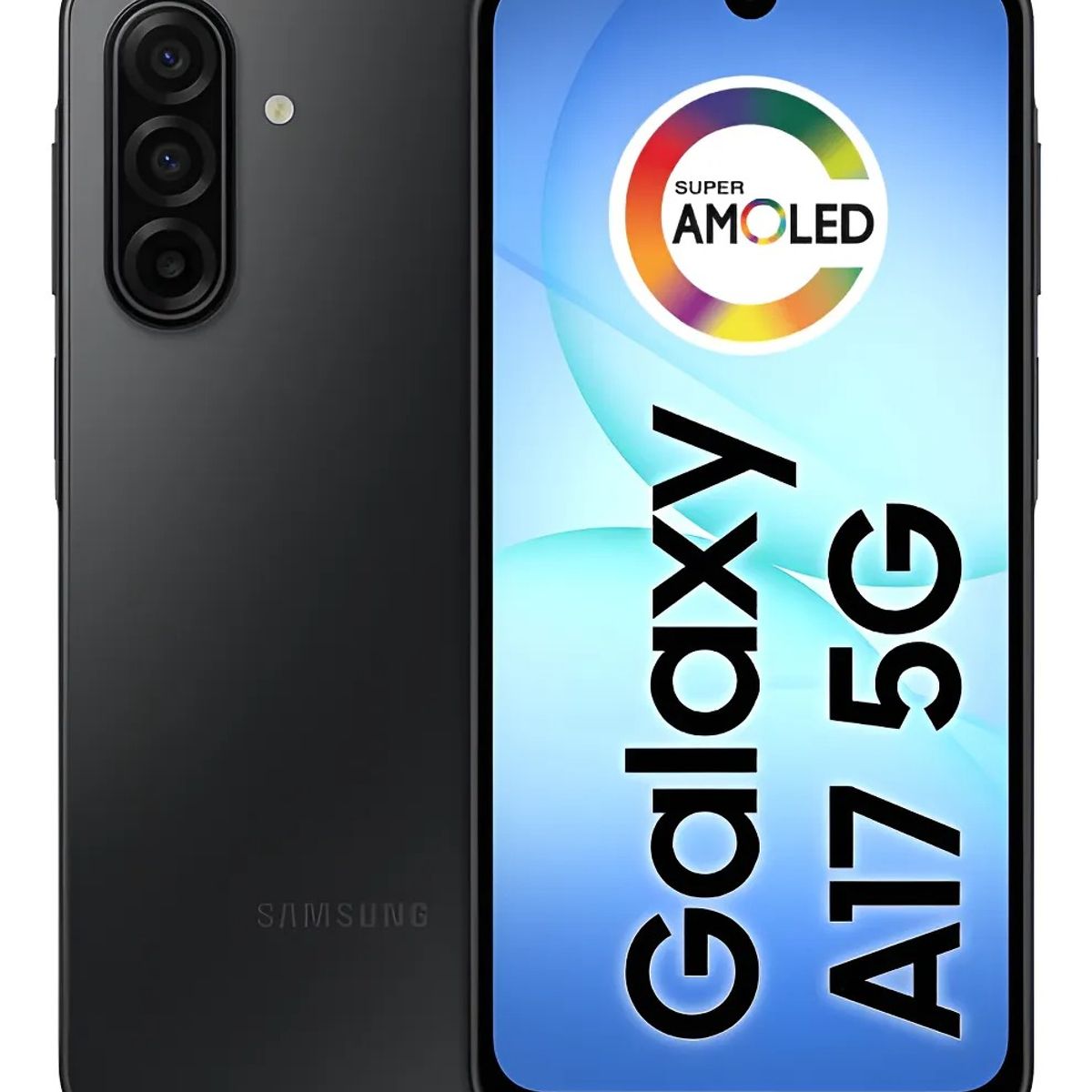 SAMSUNG - Samsung Galaxy A17 5G 128GB Negro Pantalla 67″ Super AMOLED Cámara 50MP Batería 5000mAh Liberado