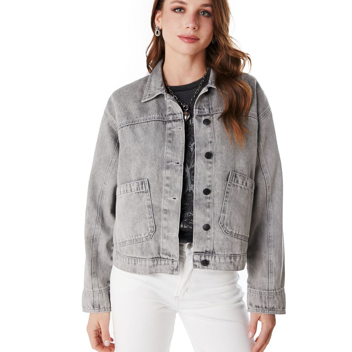 EFESIS - Chaqueta Oversize Crop Mujer Efesis