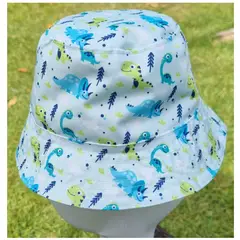 EL ESPACIO DE TOMMY - Gorro infantil Bucket Hat diseño dinosaurios