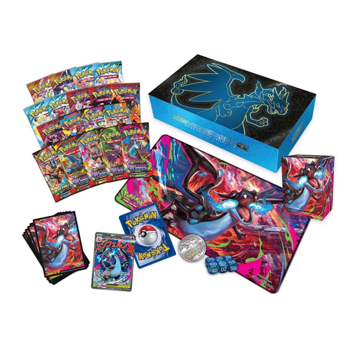 POKEMON - TCG Pokémon Mega Charizard X ex Ultra Premium Collection Ingles