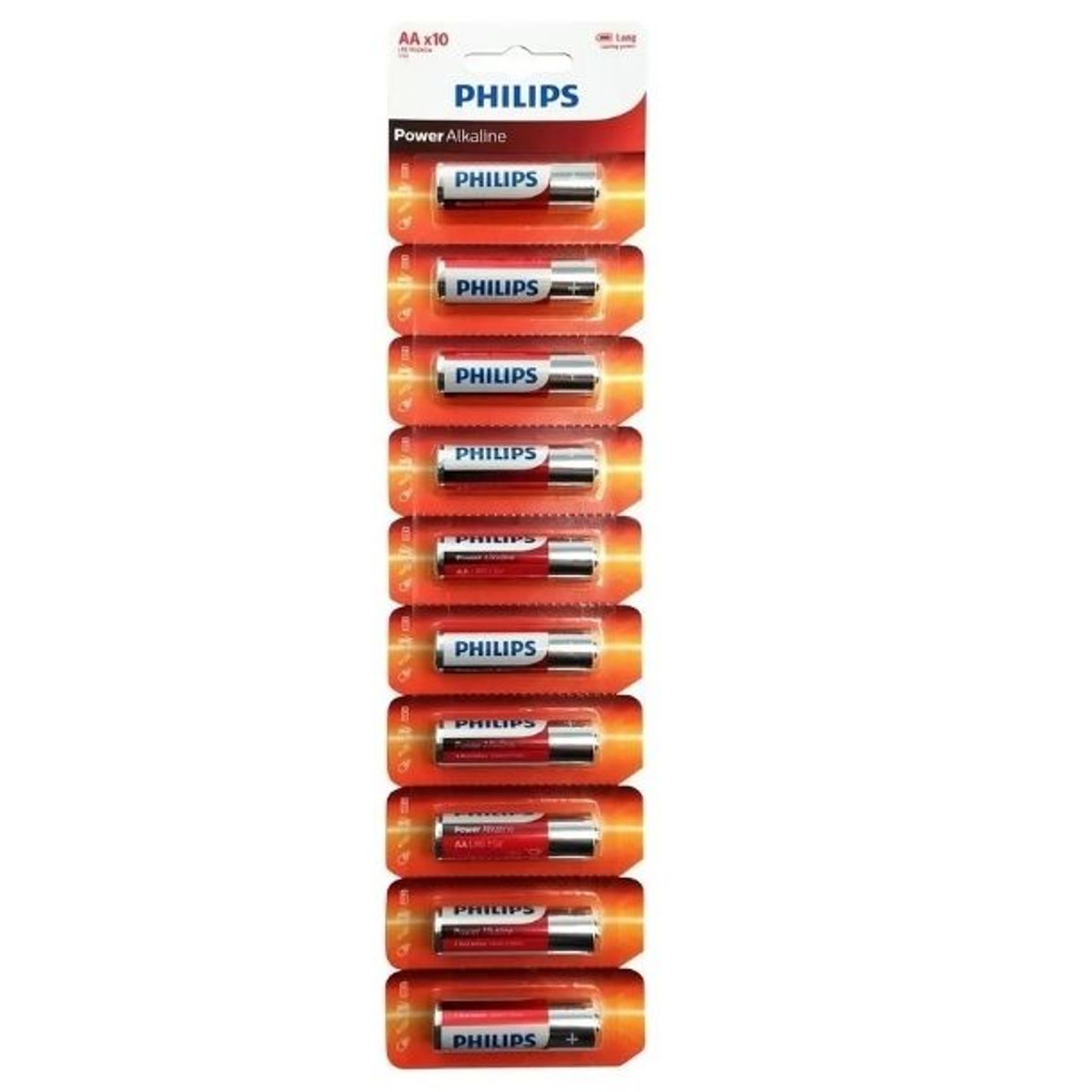 PHILIPS - Pack 10 Pila Power Alcalina Power Philips Aa X 10 Unidades