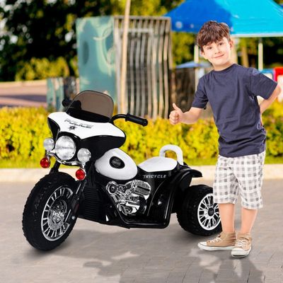 Imagen 2 del producto Moto Eléctrica Niños Pequeños Música Luces Diseño Harley Policia