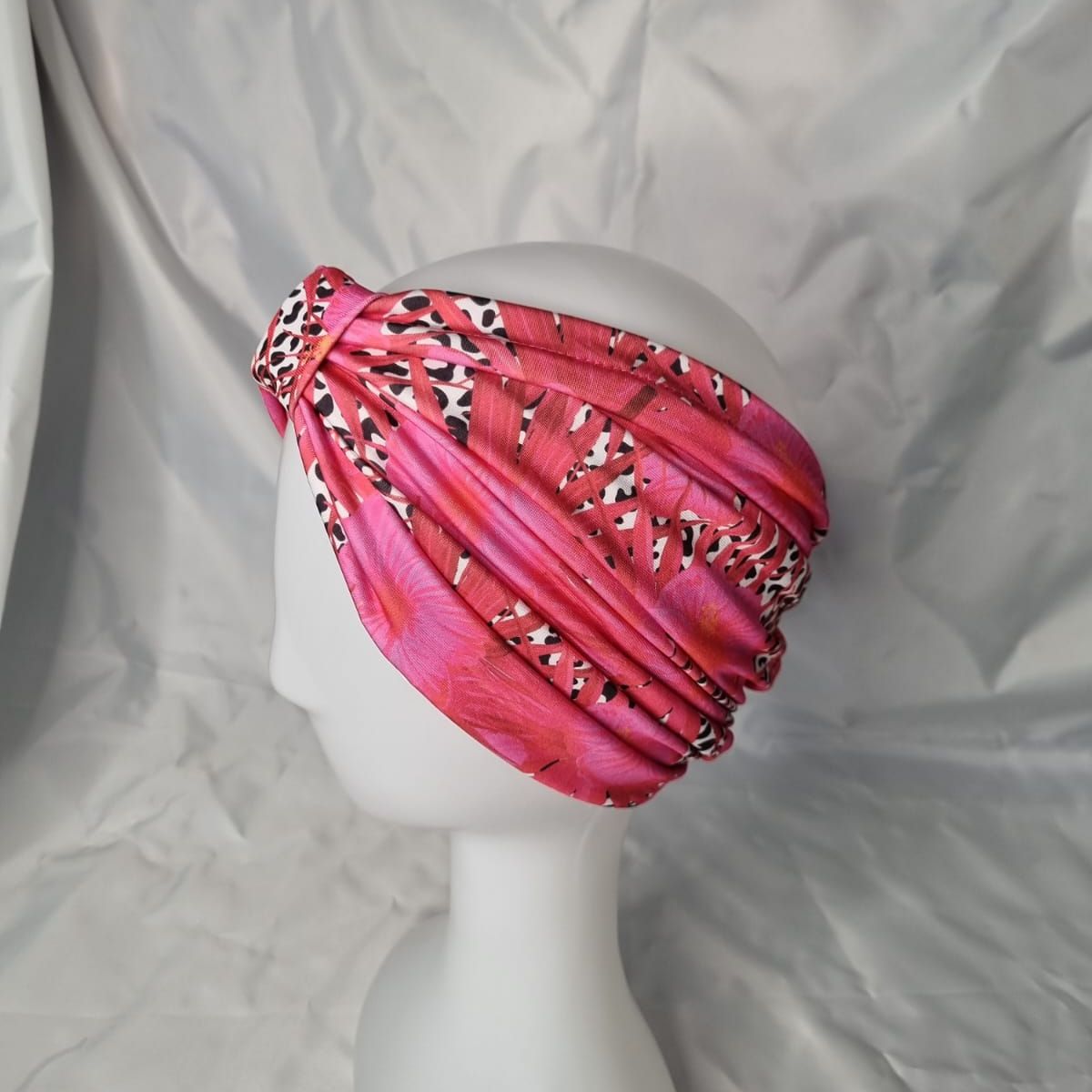 EL ESPACIO DE TOMMY - Turbante cintillo clínico lycra flores y animal print