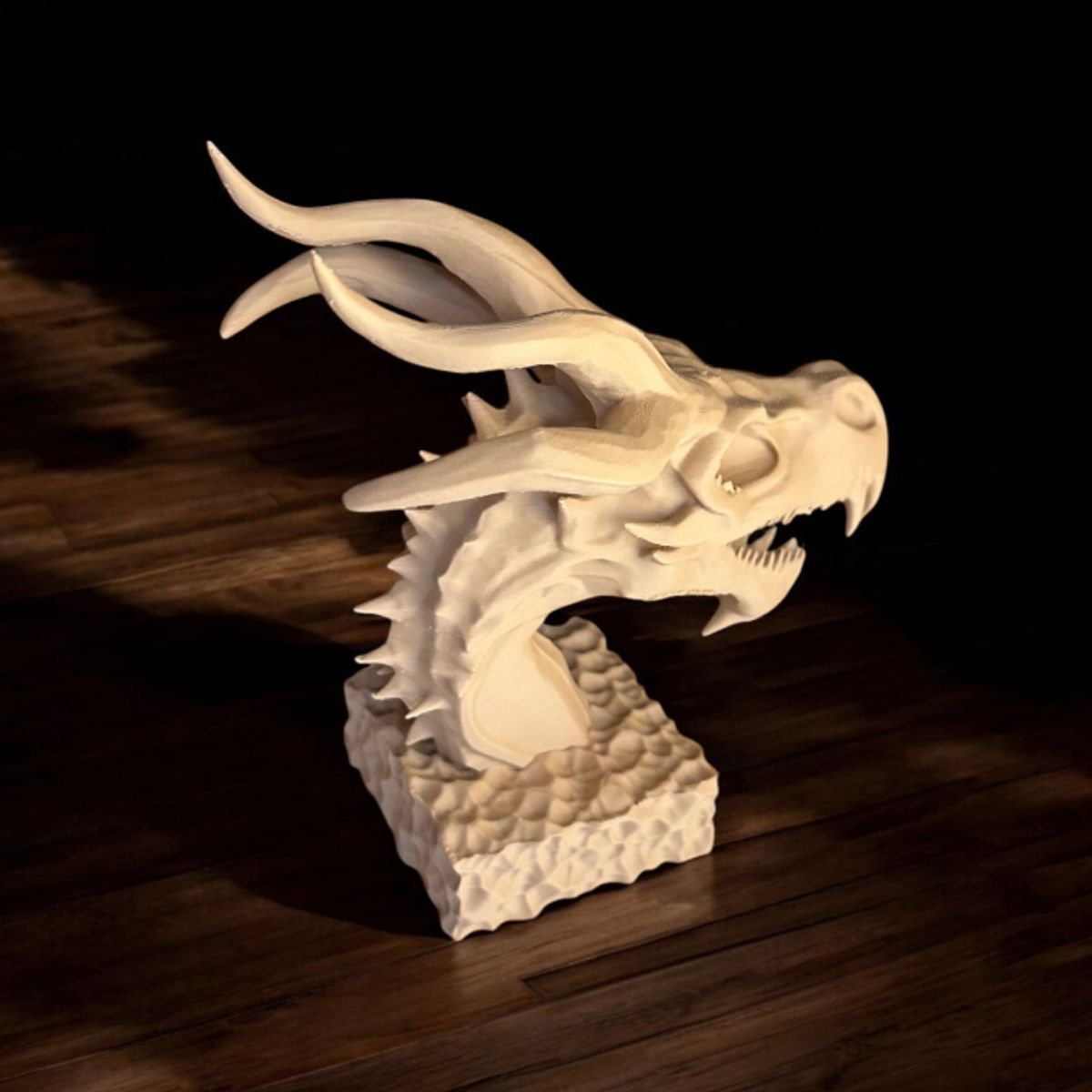 GENERICO - Figura Decoración- Cabeza de Dragón
