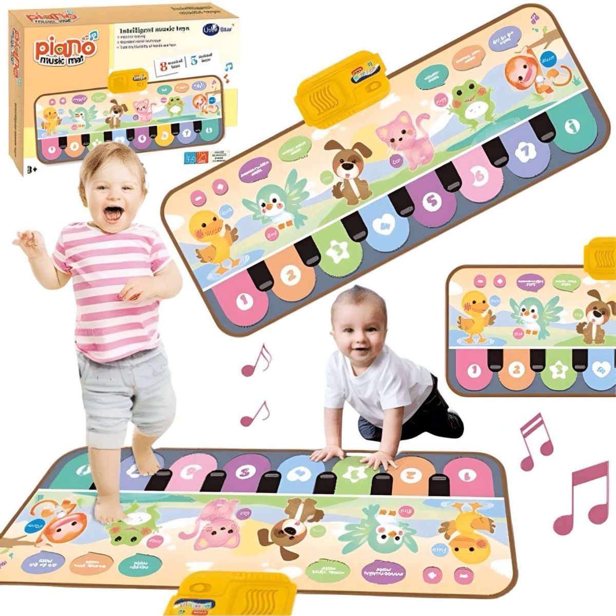 GENERICO - ALFOMBRA TAPETE MUSICAL EDUCATIVO INFANTIL