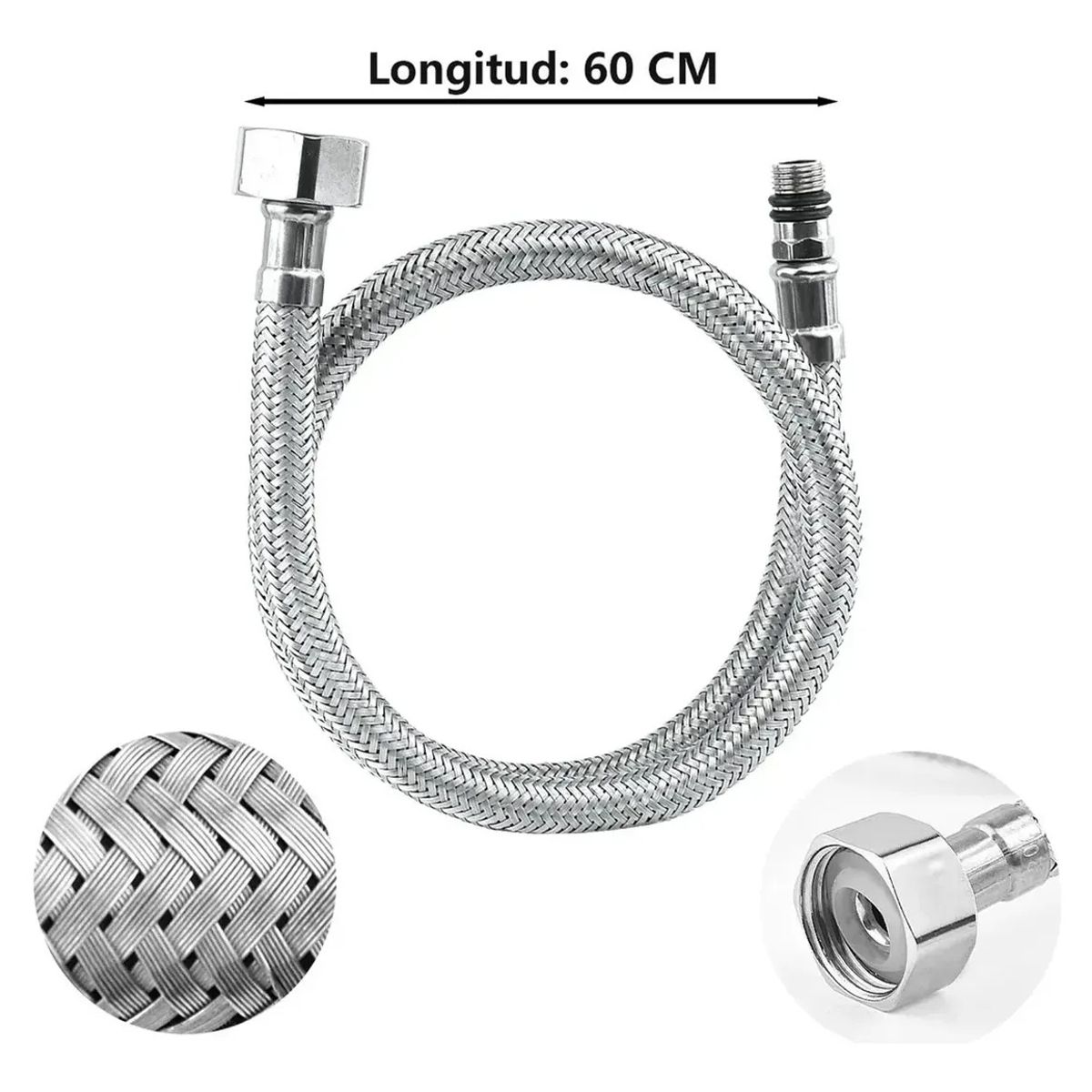 GENERICO - Llave Monomando Lavamanos Moderna Cascada Curva Negro Negro Mate