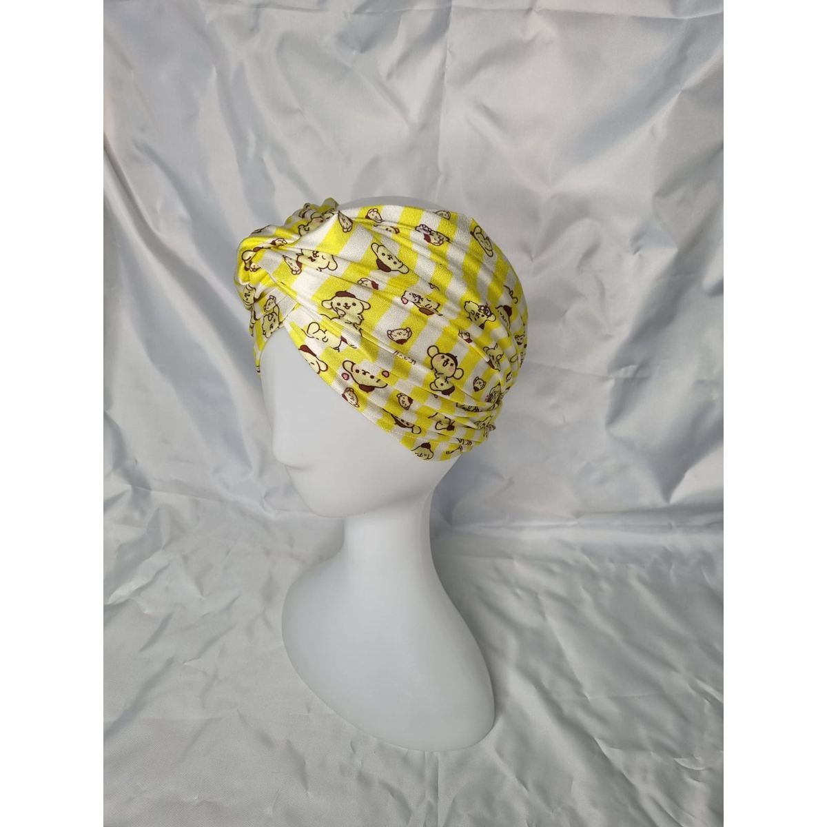 EL ESPACIO DE TOMMY - Turbante cintillo clínico lycra animado amarillo