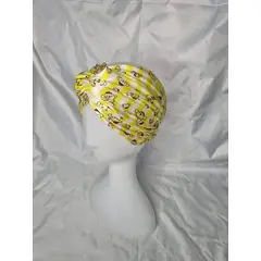 EL ESPACIO DE TOMMY - Turbante cintillo clínico lycra animado amarillo