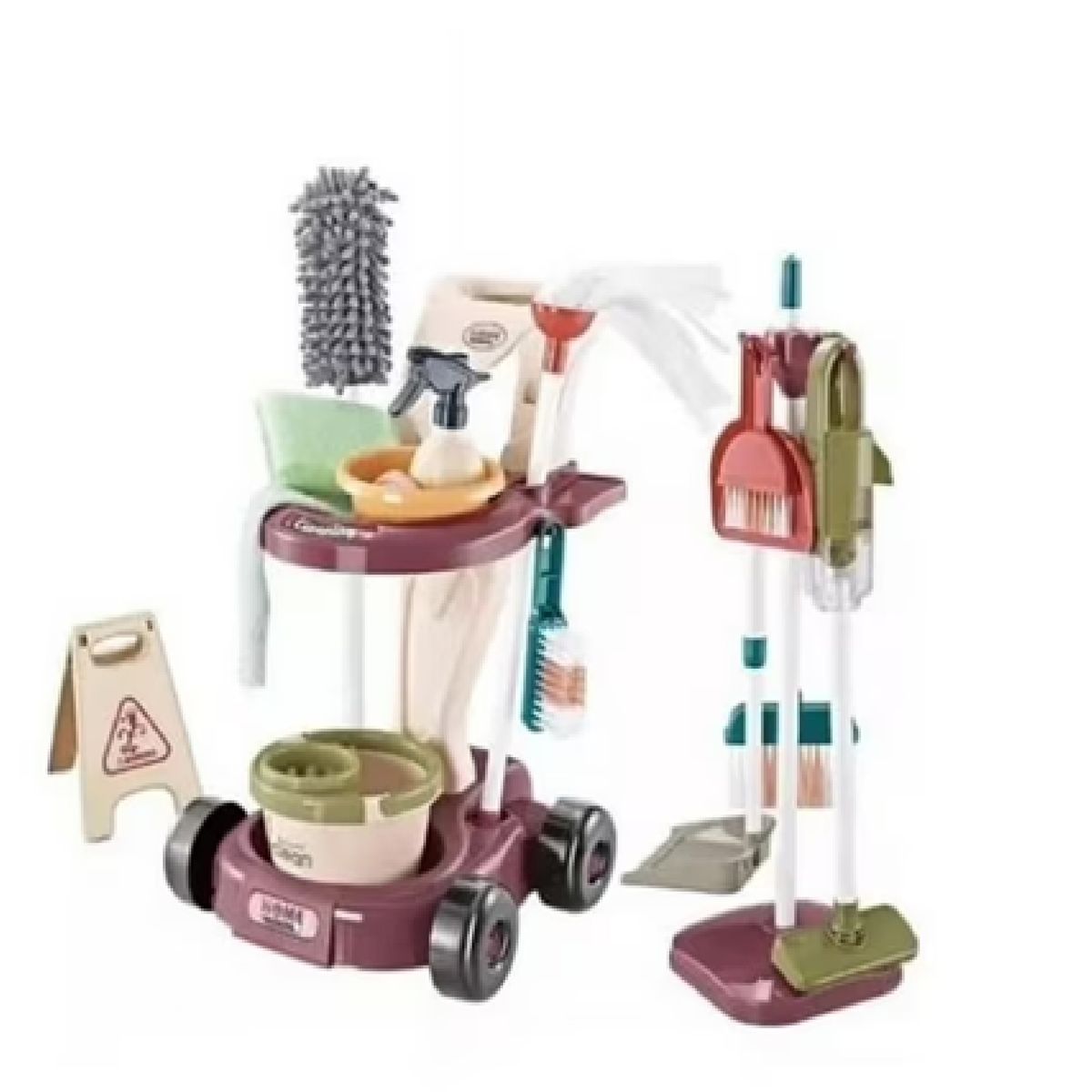 GENERICO - Juguete De Limpieza Para Niños Set De Aseo Didactico 26 Pcs