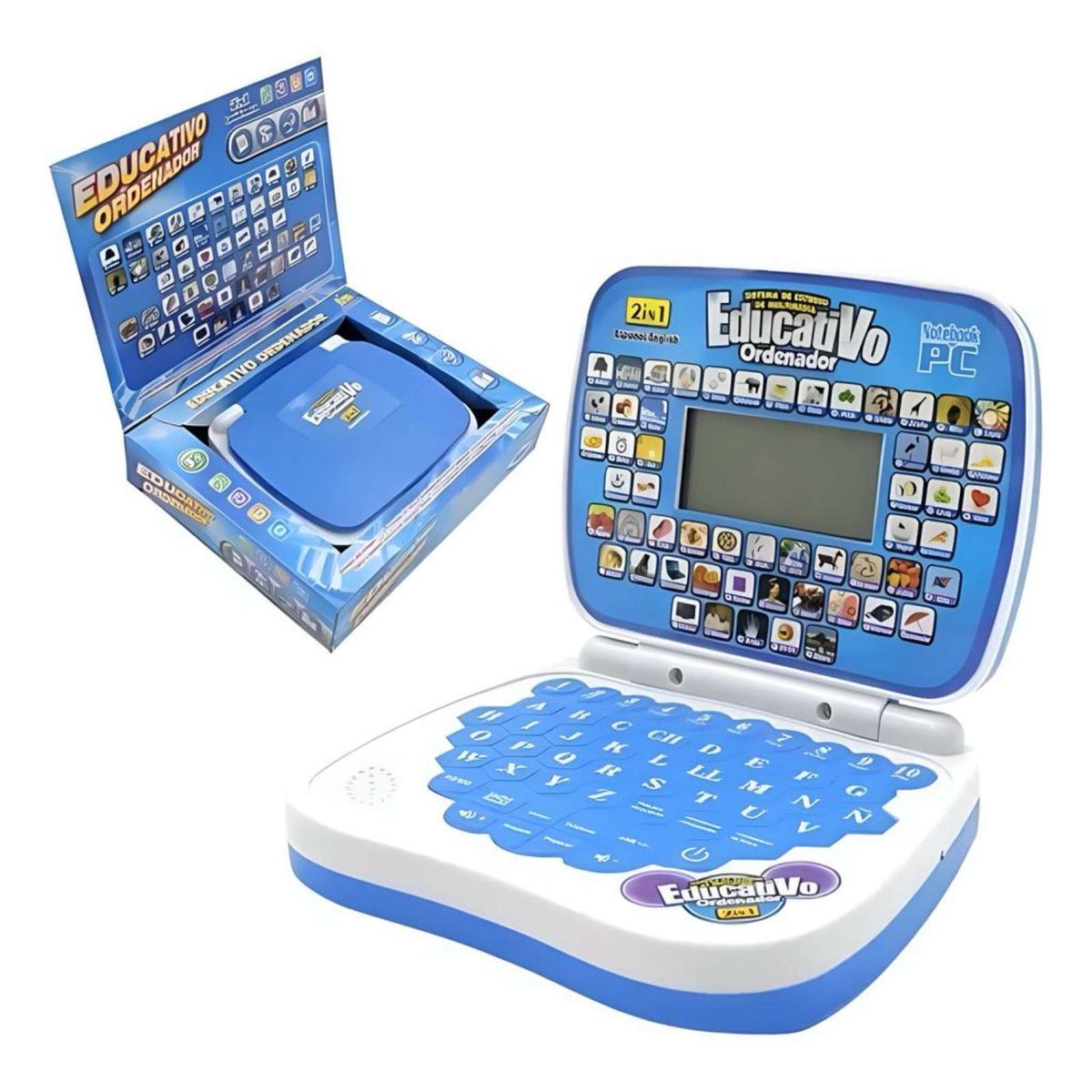 GENERICO - MI PRIMERA MINI LAPTOP EDUCATIVA BILINGÜE AZUL