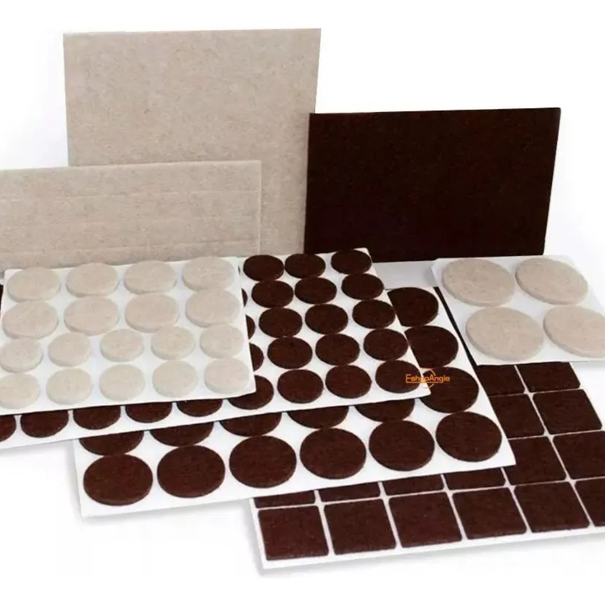 GENERICO - Set 133 Almohadilla Protectora Fieltro Sillas Mesas Muebles