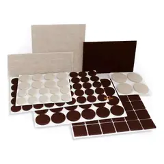 GENERICO - Set 133 Almohadilla Protectora Fieltro Sillas Mesas Muebles